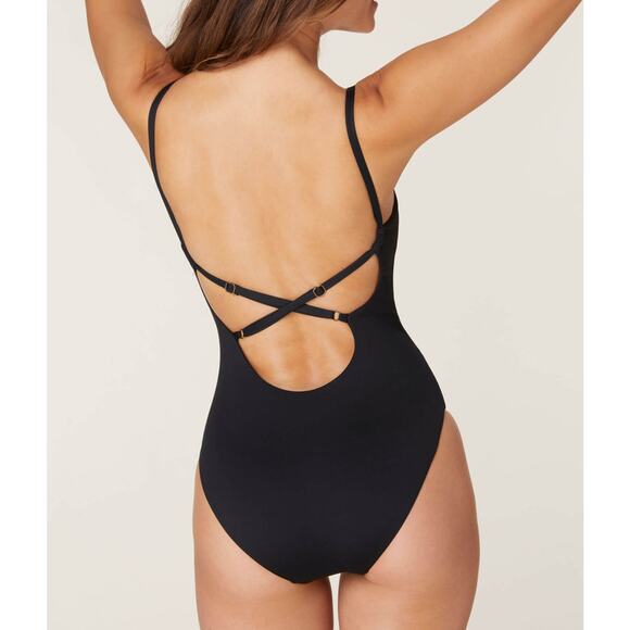 Andie Swim The Jetties One Piece in Black Small Tall NWT - Picture 2 of 7
